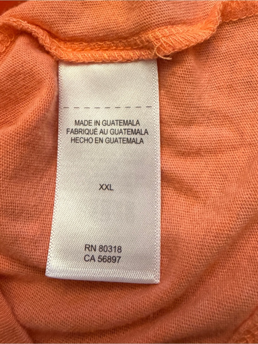 Lucky Brand Vintage Logo Graphic T-Shirt Peach XXL - Picture 5 of 6